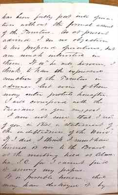 Fairbanks Papers Box 4 Document  54