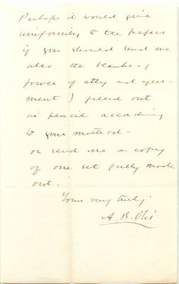 1871 Correspondence with Otis