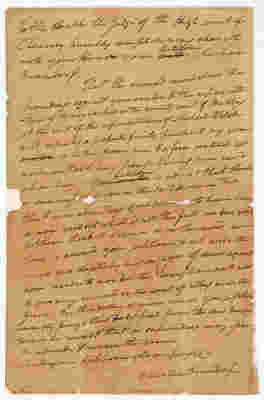 Petition of Appeal by Christian Orandorf 18 February 1791 - Page 1