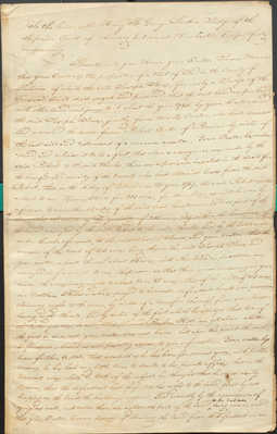 Brief Prepared by James Monroe in Monroe v. Skinner, 20 October 1824 - Page 1