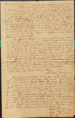 Depositions taken in Monroe v. Skinner, 16 October 1826 - Page 1