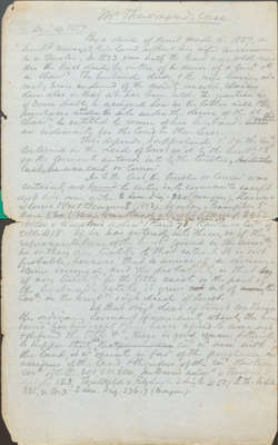 Mr Thervmand's Case, 19 December 1837