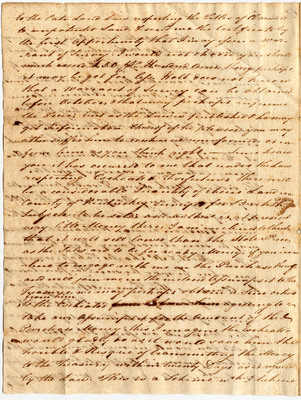Letter from John May to Samuel Beall, 16 August 1779
