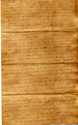 Letter from George Corlis to John Corlis, 14 April 1816
