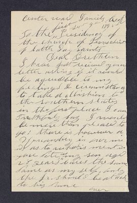 Letter from Joseph Jacobs, 9 September 1895 [LE-40647]