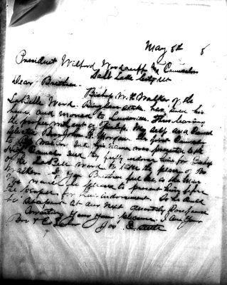 Letter from James Ephraim Steele, 8 May 1898 [LE-40841]