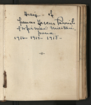 Frances Devens Parrish Diary