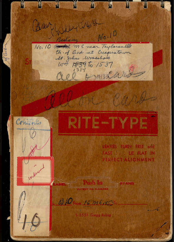Frederick County Cemetery Field Notebooks