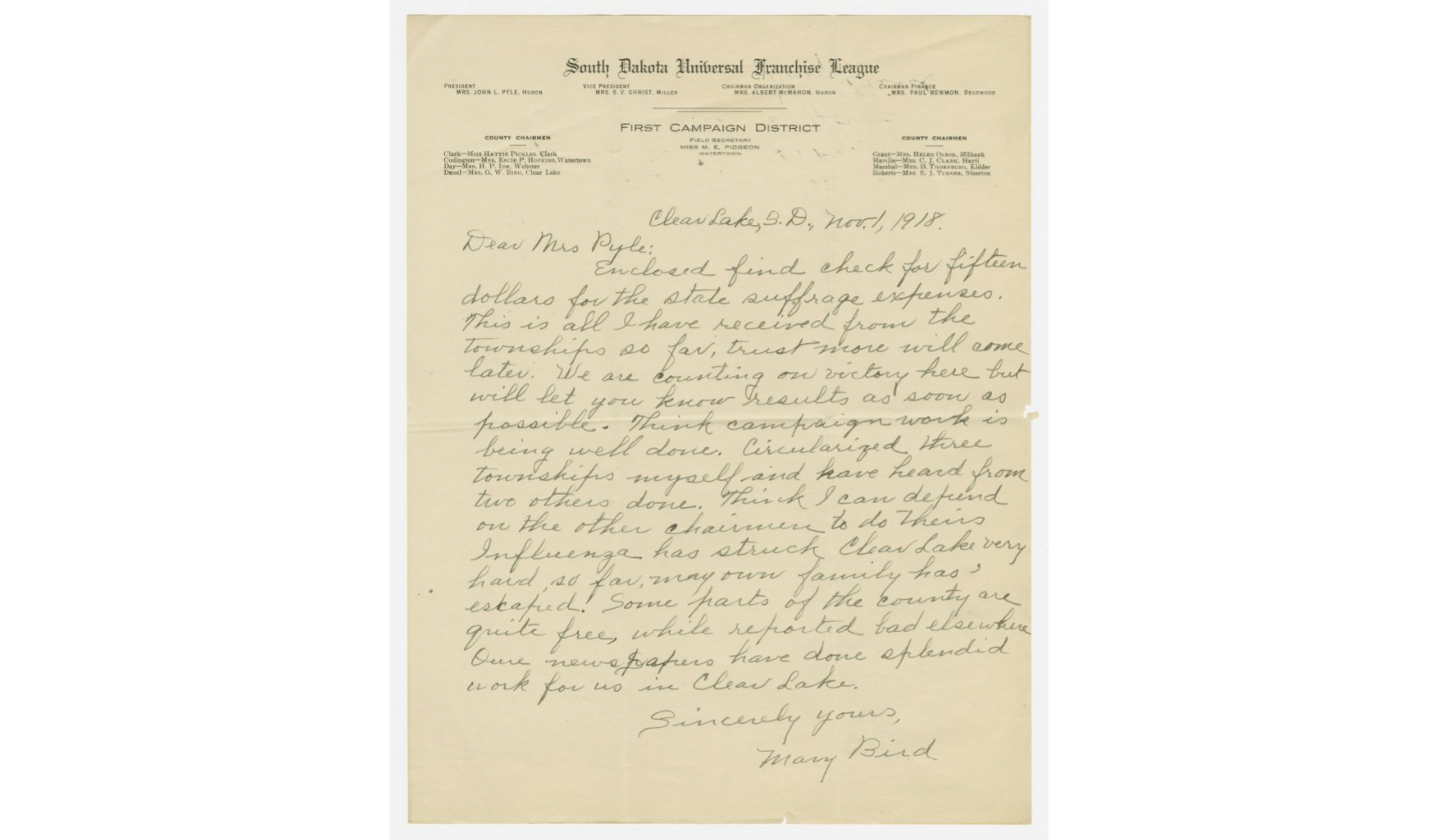Mamie Shields Pyle Papers
