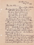 Genealogical Letter to Mrs. Allen