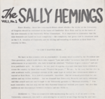 Sally Hemings Underground Newsletter